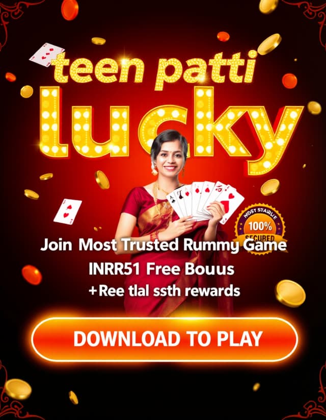 Teen Patti Lucky Banner