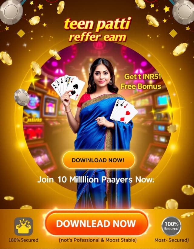 Teen Patti Refer Earn Banner