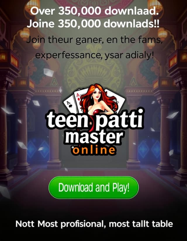 Teen Patti Master Real Cash Banner